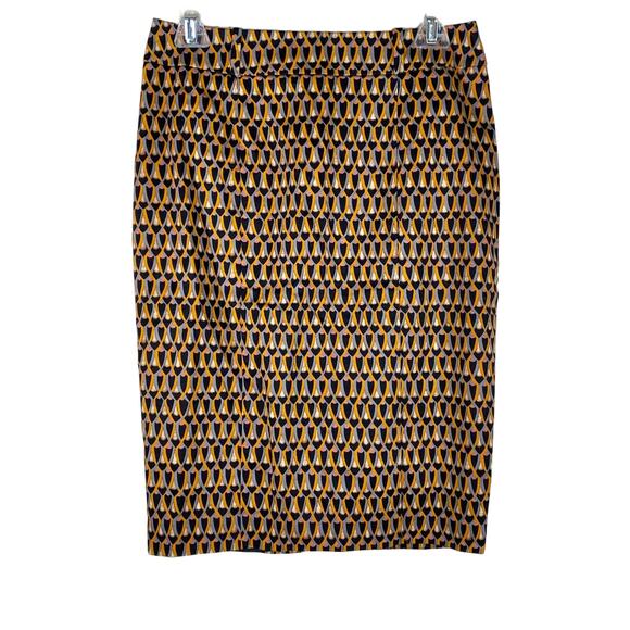Mossimo Geometric Print Stretch Pencil Skirt 6 - Picture 1 of 11
